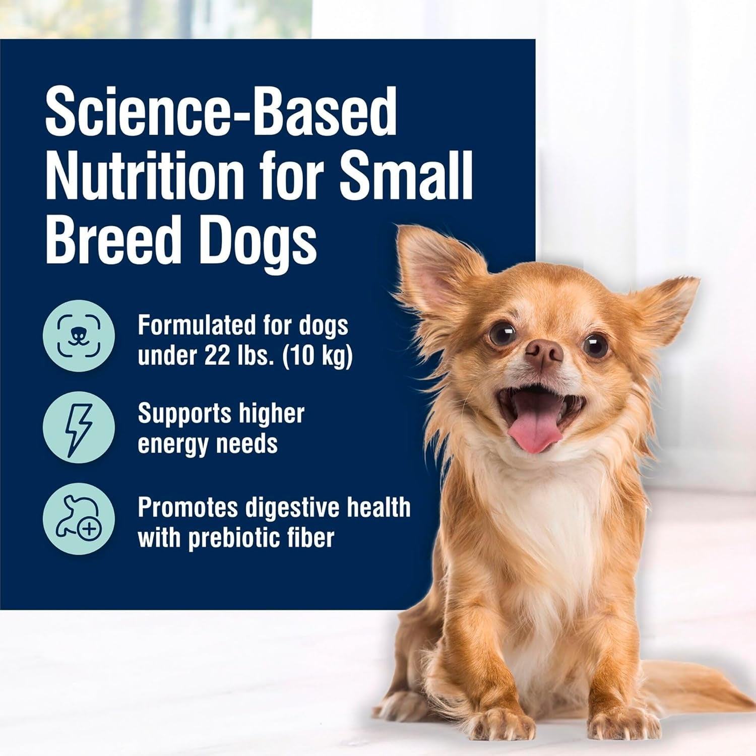 True Solutions Small Breed Care Natural Dry Dog Food for Adult Small Breed Dogs, Chicken, 4-Lb. Bag