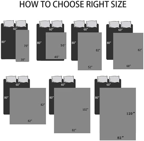 Waterproof Blanket Reversible Dog Bed Cover Pet Blanket for Furniture Bed Couch Sofa