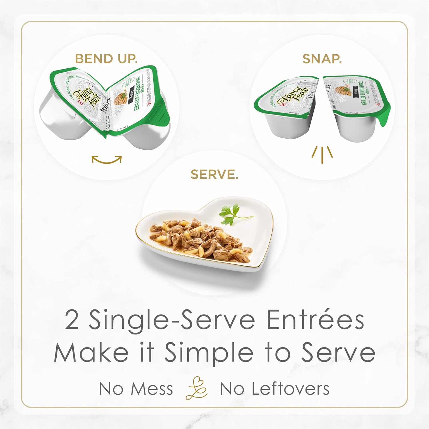 Purina  Gourmet Wet Cat Food Variety Pack, Petites Gravy Collection, Break-Apart Tubs, 48 Servings - (Pack of 24) 2.8 Oz. Tubs