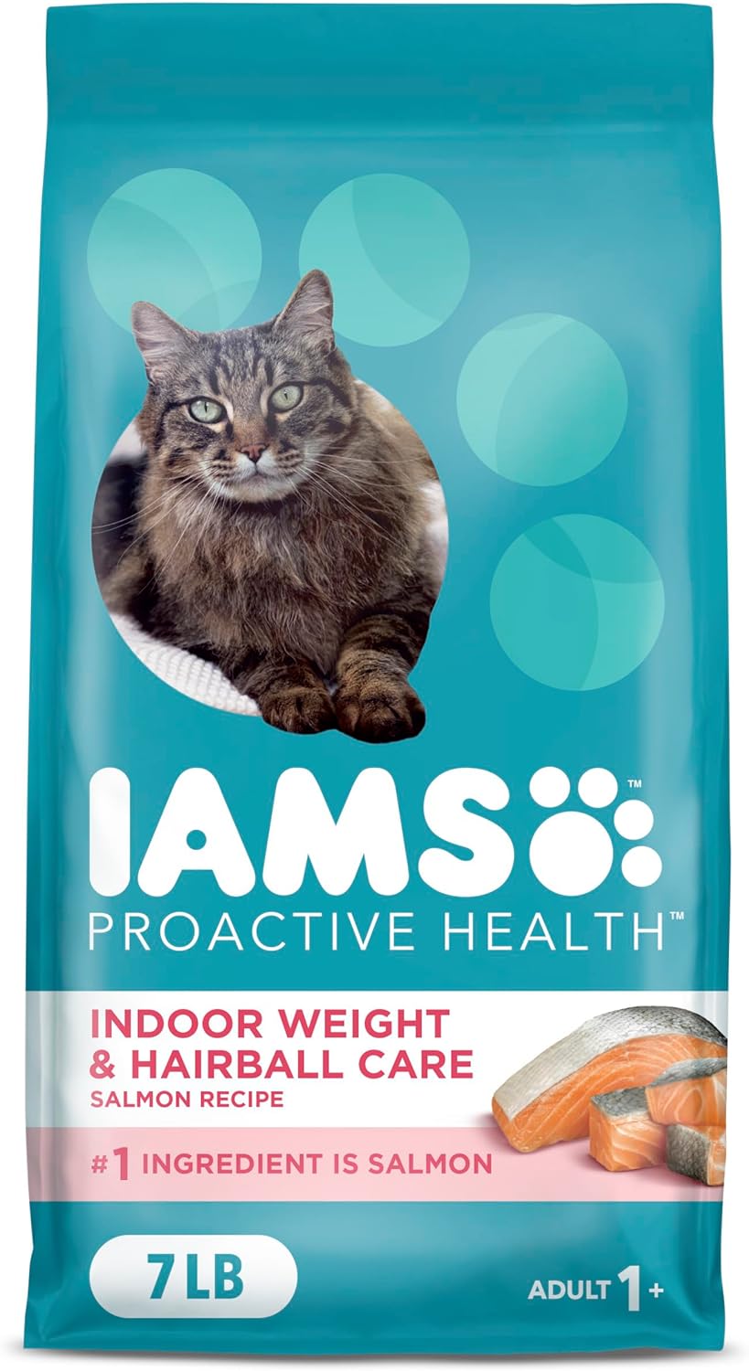 Proactive Health Indoor Weight Control & Hairball Care Adult Dry Cat Food, Chicken & Turkey Recipe, 7 Lb. Bag