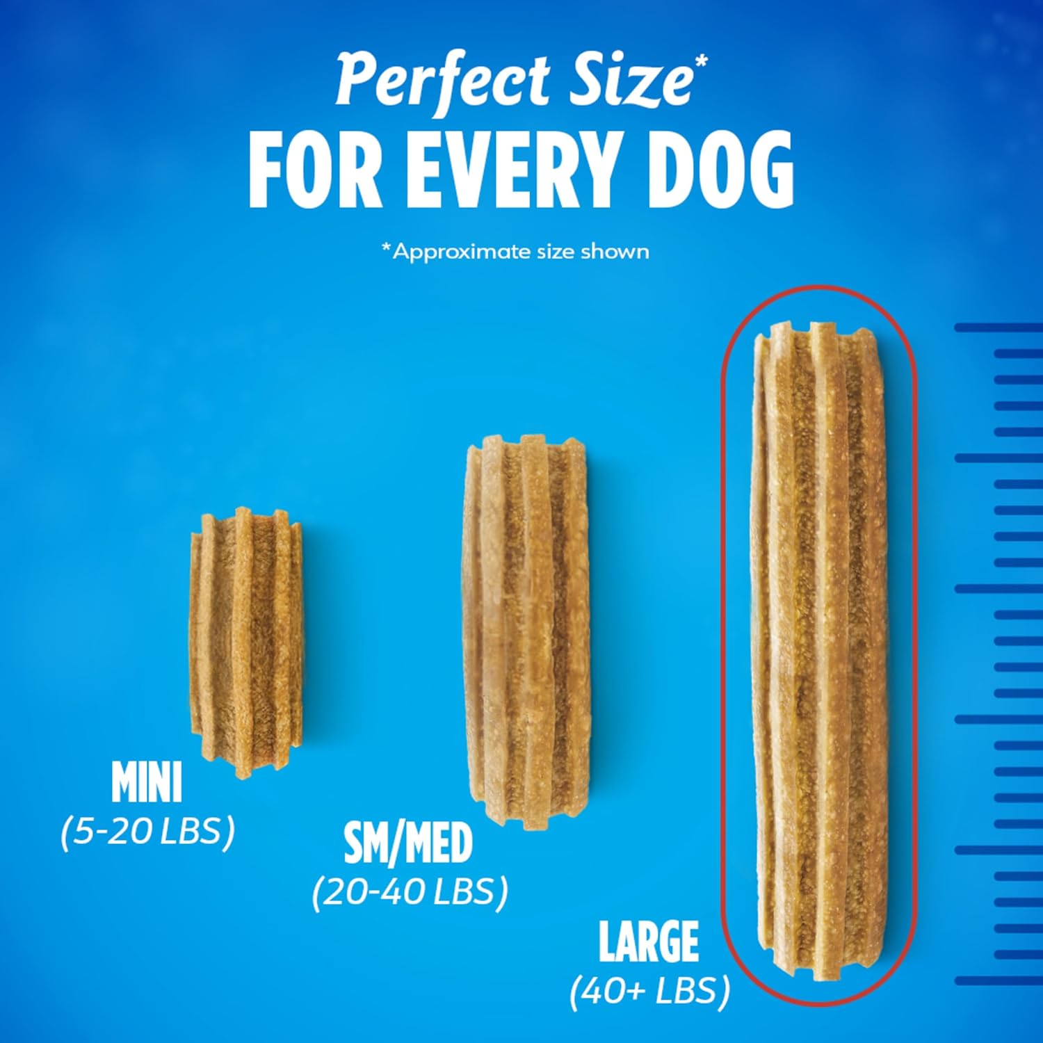 Purina  Made in USA Facilities Large Dog Dental Chews, Daily - 18 Ct. Pouch
