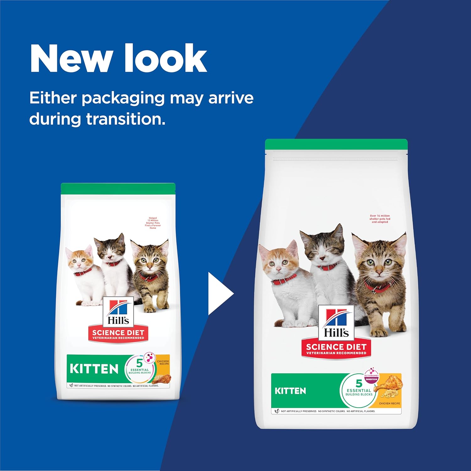 Kitten, Kitten Premium Nutrition, Dry Cat Food, Chicken Recipe, 7 Lb Bag