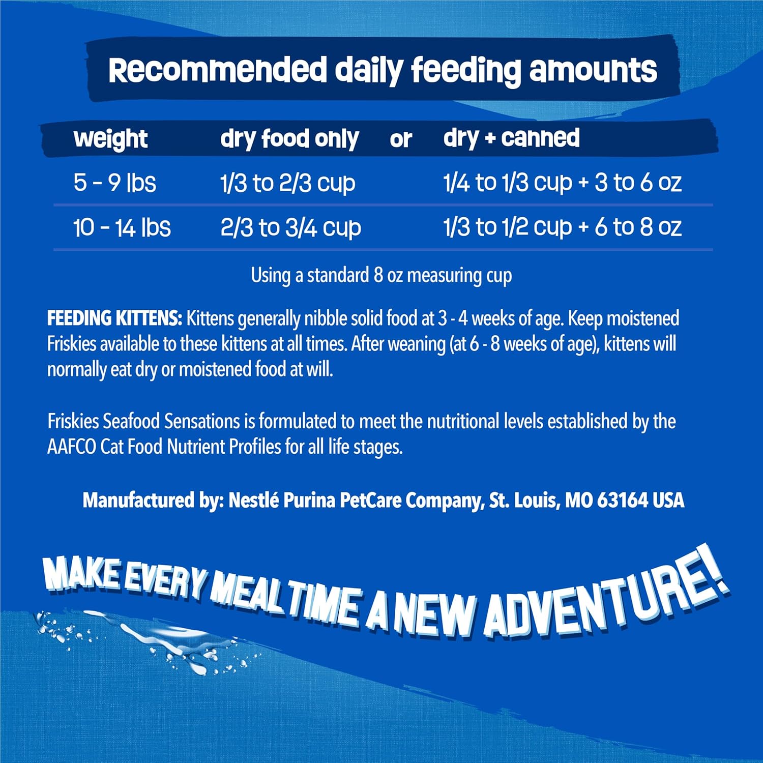 Purina  Dry Cat Food Seafood Sensations with Salmon, Tuna, and Shrimp Flavors - 22 Lb. Bag