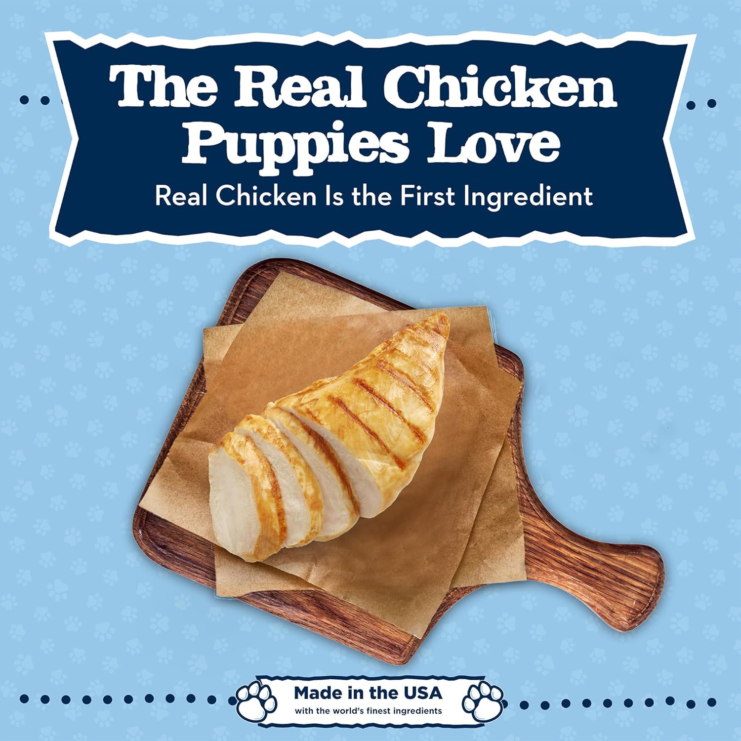 Baby BLUE Training Treats Natural Puppy Soft Dog Treats, Savory Chicken 4-Oz Bag