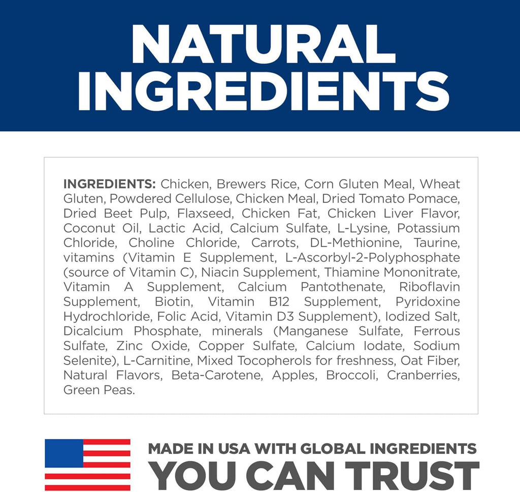Perfect Weight, Adult 1-6, Weight Management Support, Dry Cat Food, Chicken Recipe, 7 Lb Bag