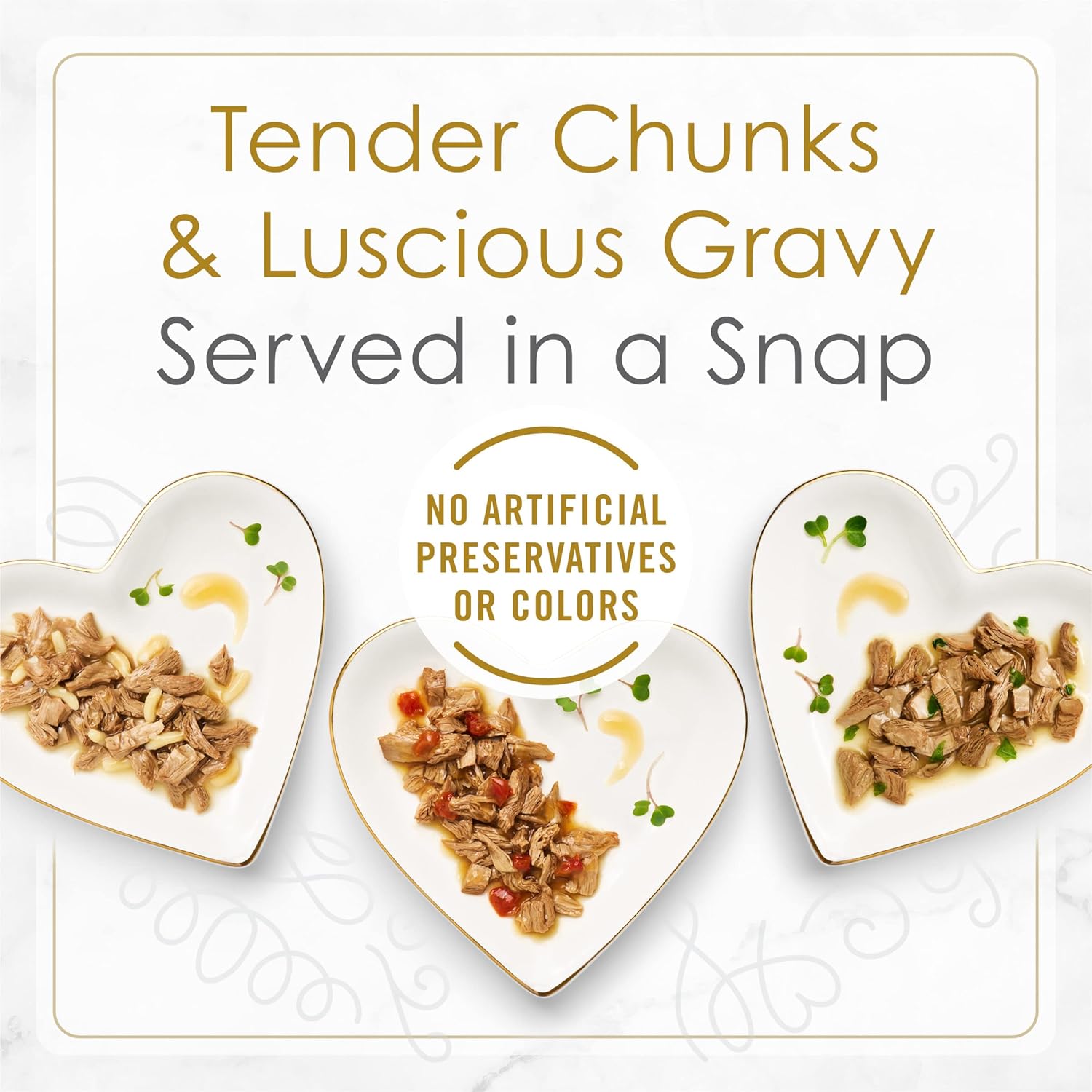 Purina  Gourmet Wet Cat Food Variety Pack, Petites Gravy Collection, Break-Apart Tubs, 48 Servings - (Pack of 24) 2.8 Oz. Tubs