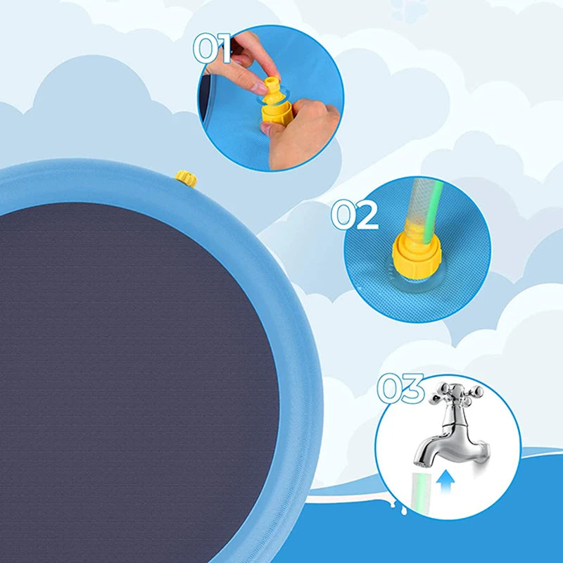 Dog Water Play Mat Splash