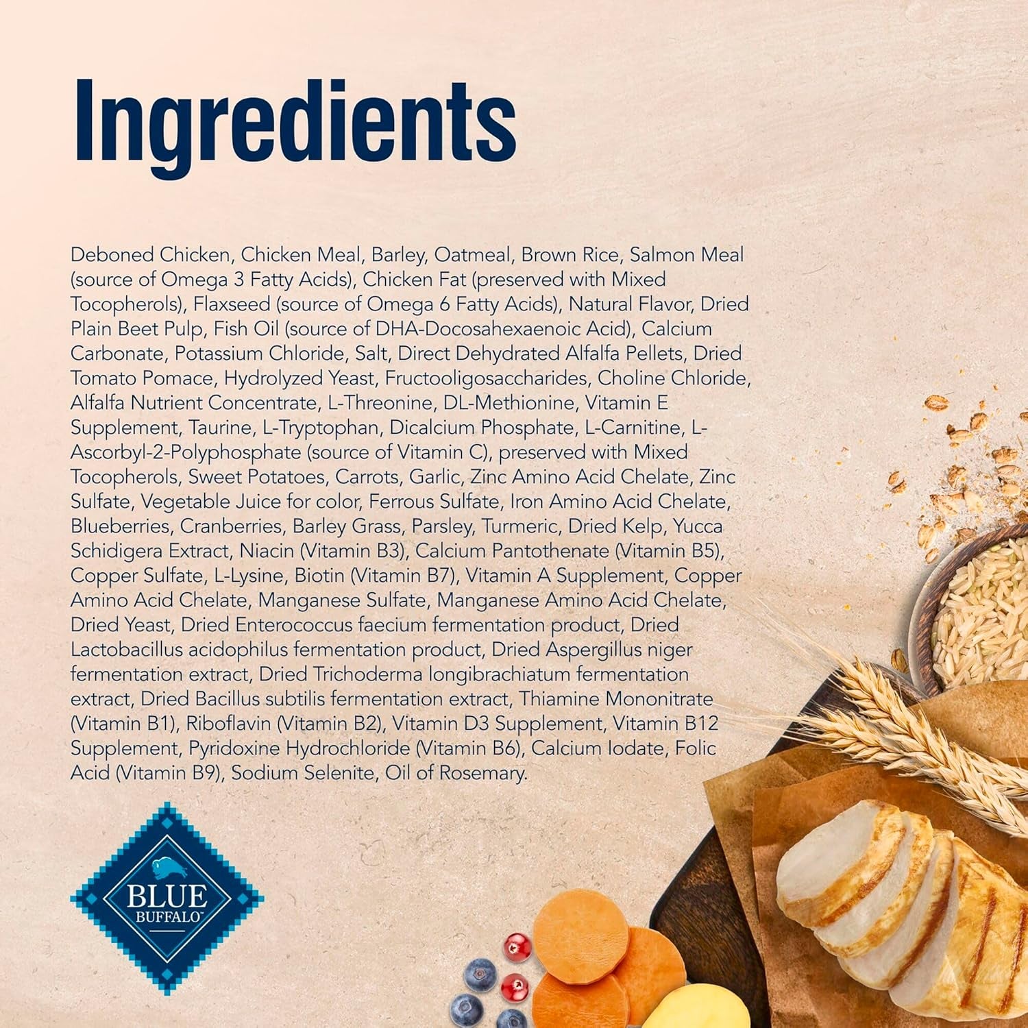 True Solutions Small Breed Care Natural Dry Dog Food for Adult Small Breed Dogs, Chicken, 4-Lb. Bag